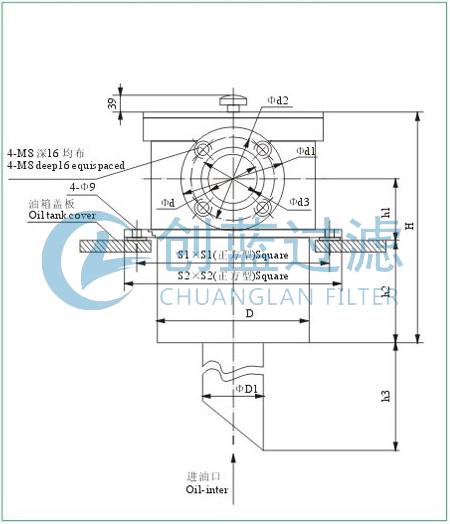NJU-25*180L,NJU系列吸油過濾器(圖3)